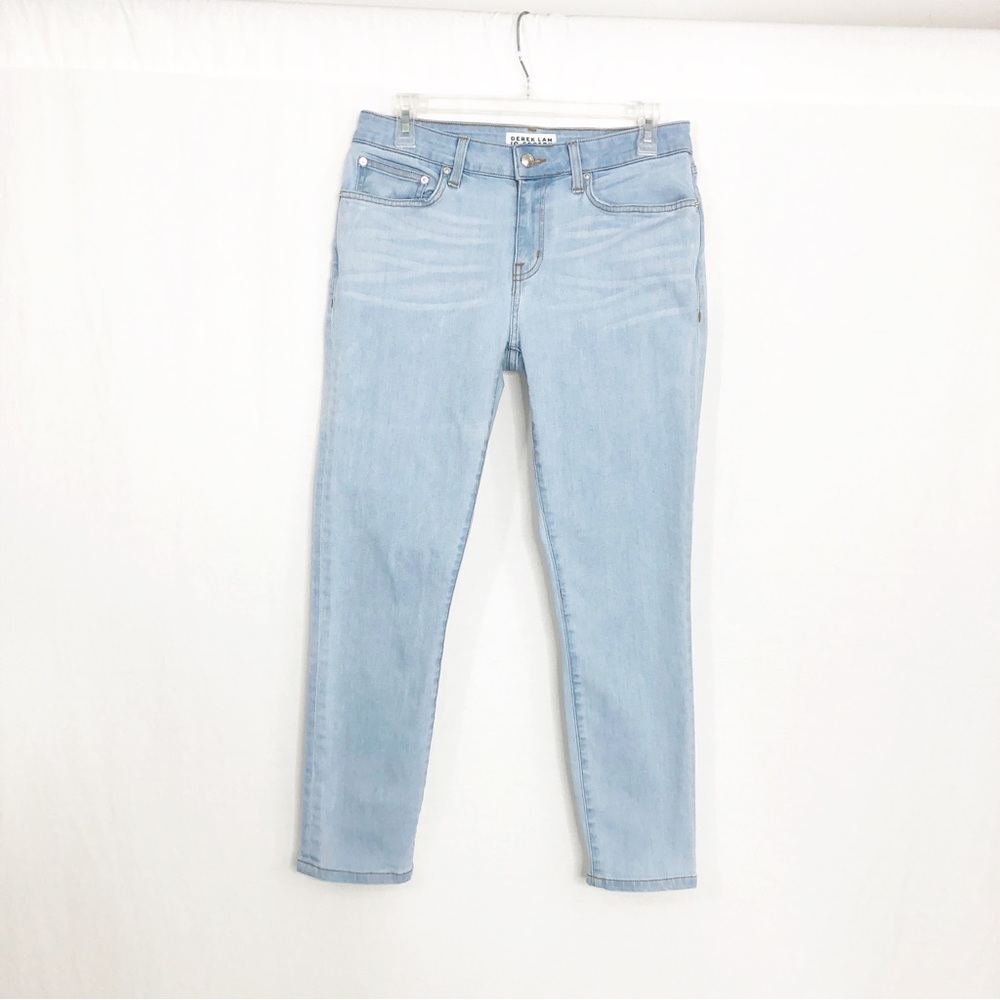 Derek Lam 10 Crosby Revolve Devi Midrise Crop Skinny Jeans, Size 28, Blue